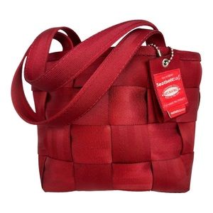 Vintage Red Original Seatbelt Bag Small Tote